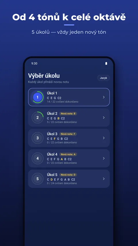 Výběr úkolu