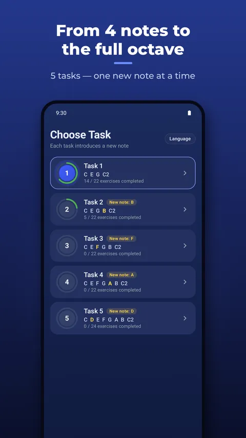 Choosing a task